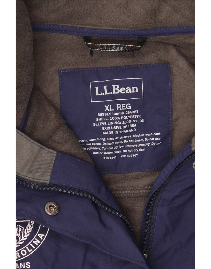 L.L.BEAN jachetă de vânt supradimensionată pentru femei UK 18 XL bleumarin poliester