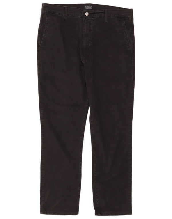 Pantaloni chino pentru bărbați Levi's W36 L30 bumbac negru