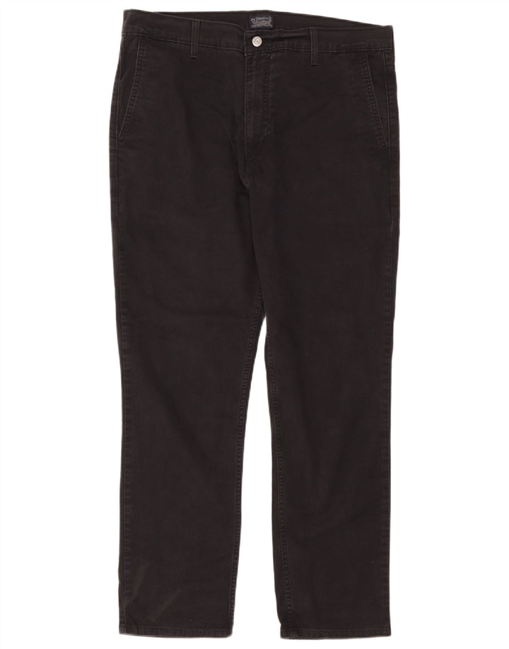 Pantaloni chino pentru bărbați Levi's W36 L30 bumbac negru
