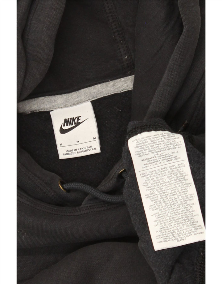 Pulover Nike pentru bărbați, bumbac mediu negru