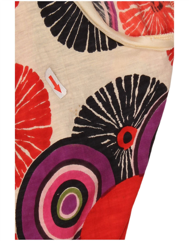 Bluză Desigual Femei Top UK 14 Medium Multicolor Patchwork Poliester