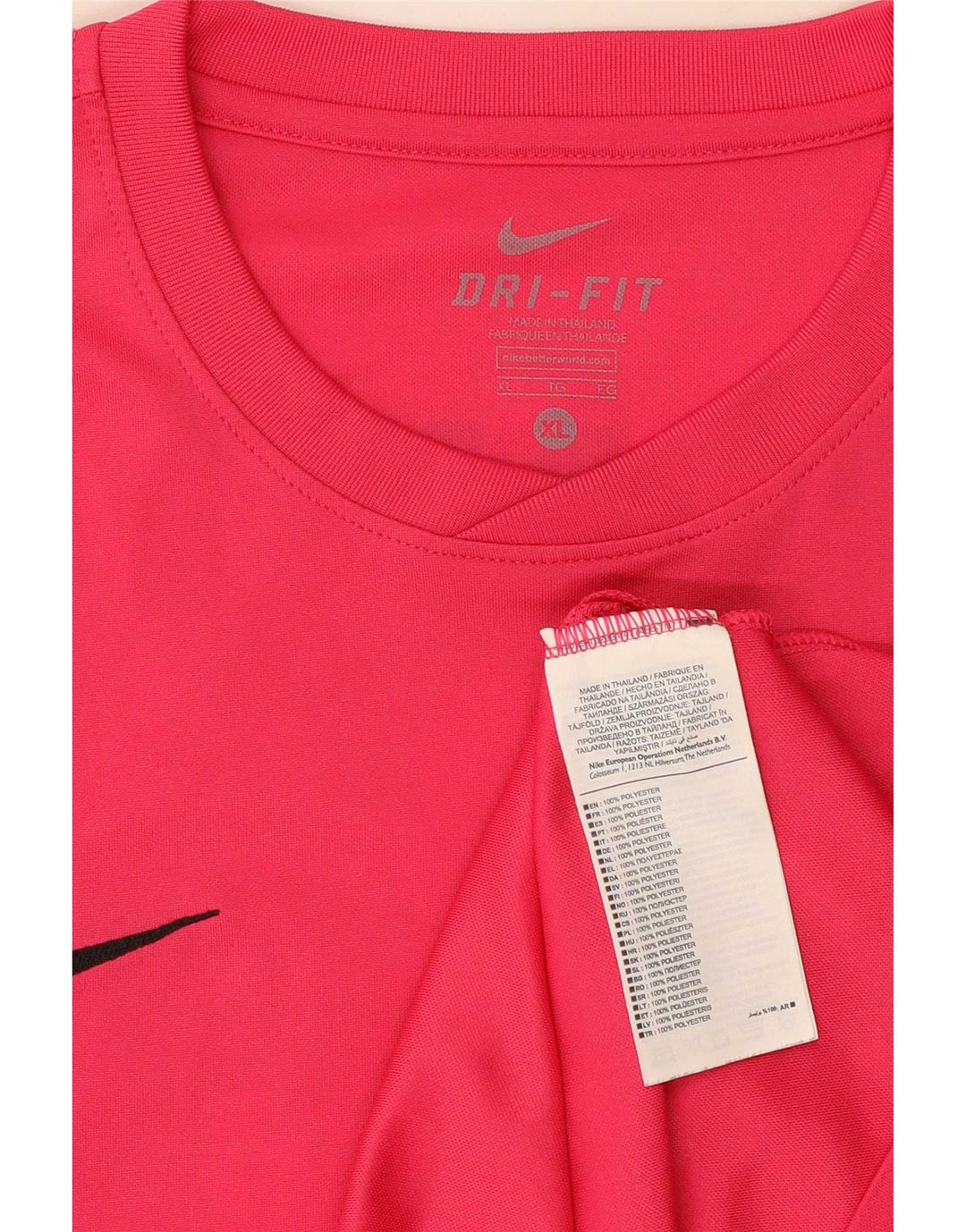 Tricou grafic Nike Dri Fit pentru bărbați Top XL roz poliester