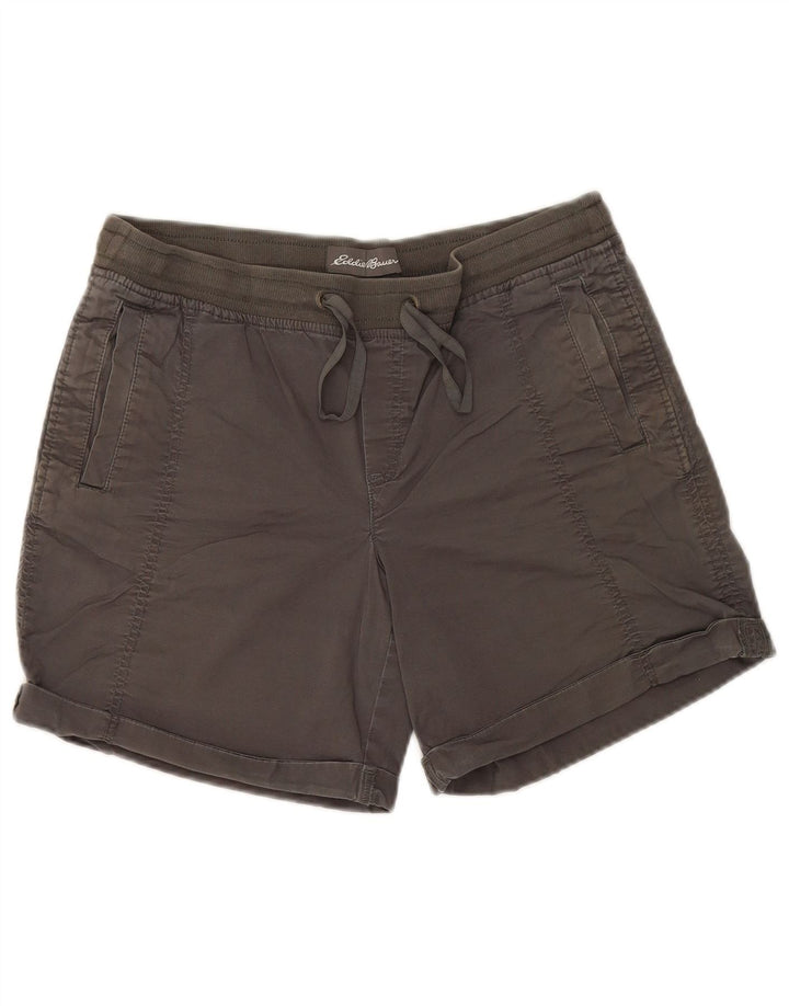 Pantaloni scurți pentru femei Eddie Bauer US 10 Large W32 Grey Bumbac