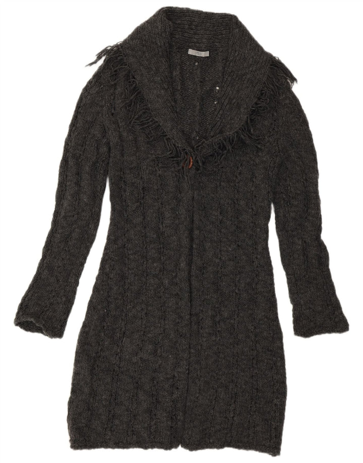 Pulover cardigan cu paragate pentru femei Marks & Spencer UK 12 Medium Gri Acrilic