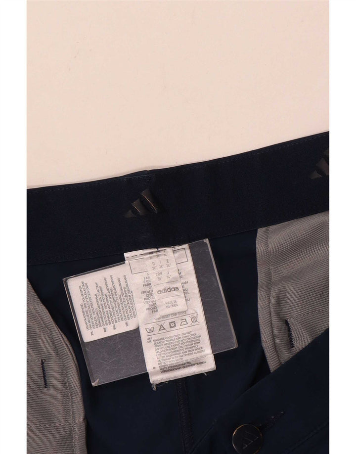 Pantaloni scurți chino pentru bărbați Adidas W34 Poliester mari bleumarin