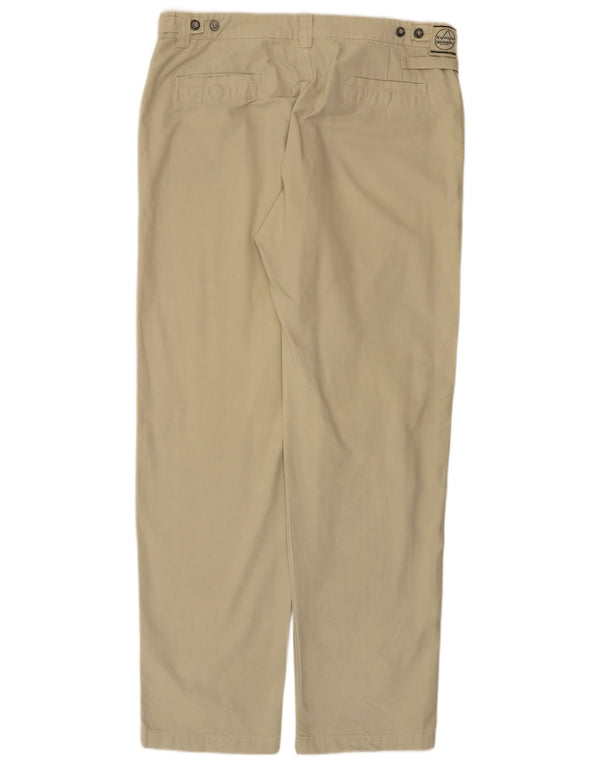 Murphy & Nye Pantaloni casual drepti pentru bărbați L40 L36 bumbac bej