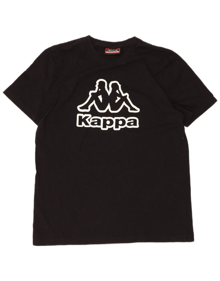 Tricou grafic Kappa pentru femei Top UK 16 Large Black