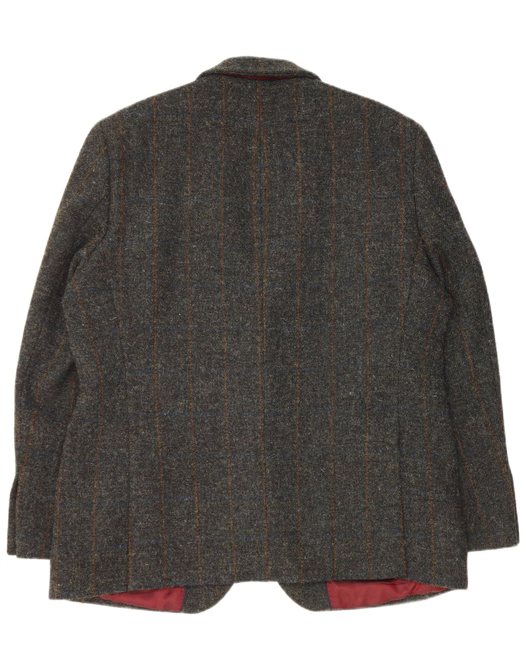 MARKS & SPENCER Jachetă pentru bărbați cu 2 nasturi EU 54 2XL Lână nouă cu carouri verzi