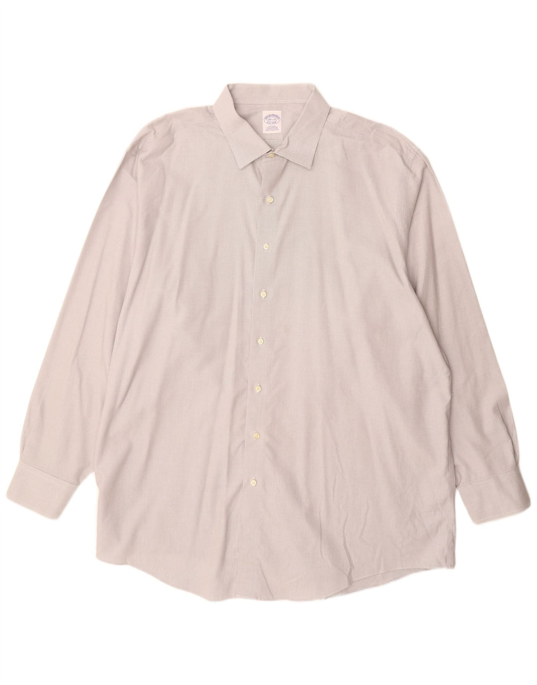Cămașă pentru bărbați Brooks Brothers Mărimea 18 1/2 2XL Bumbac gri