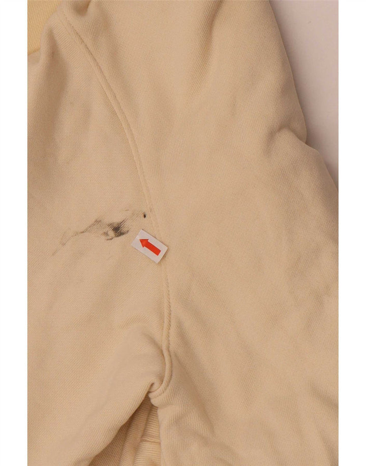 Pulover pentru bărbați Zara, peanuts, cu grafică, bumbac mediu, bej