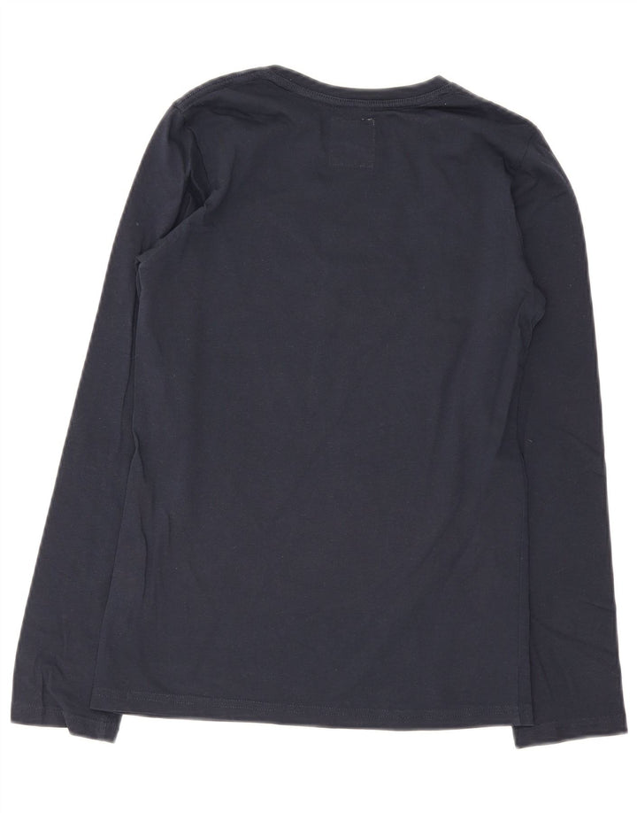 Levi's Boys Regular Graphic Top Maneca lunga 13-14 ani Bumbac, albastru bleumarin