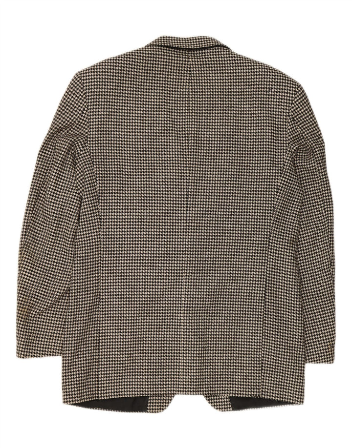 Marks & Spencer jachetă lungă pentru bărbați UK 40 Medium Black Houndstooth