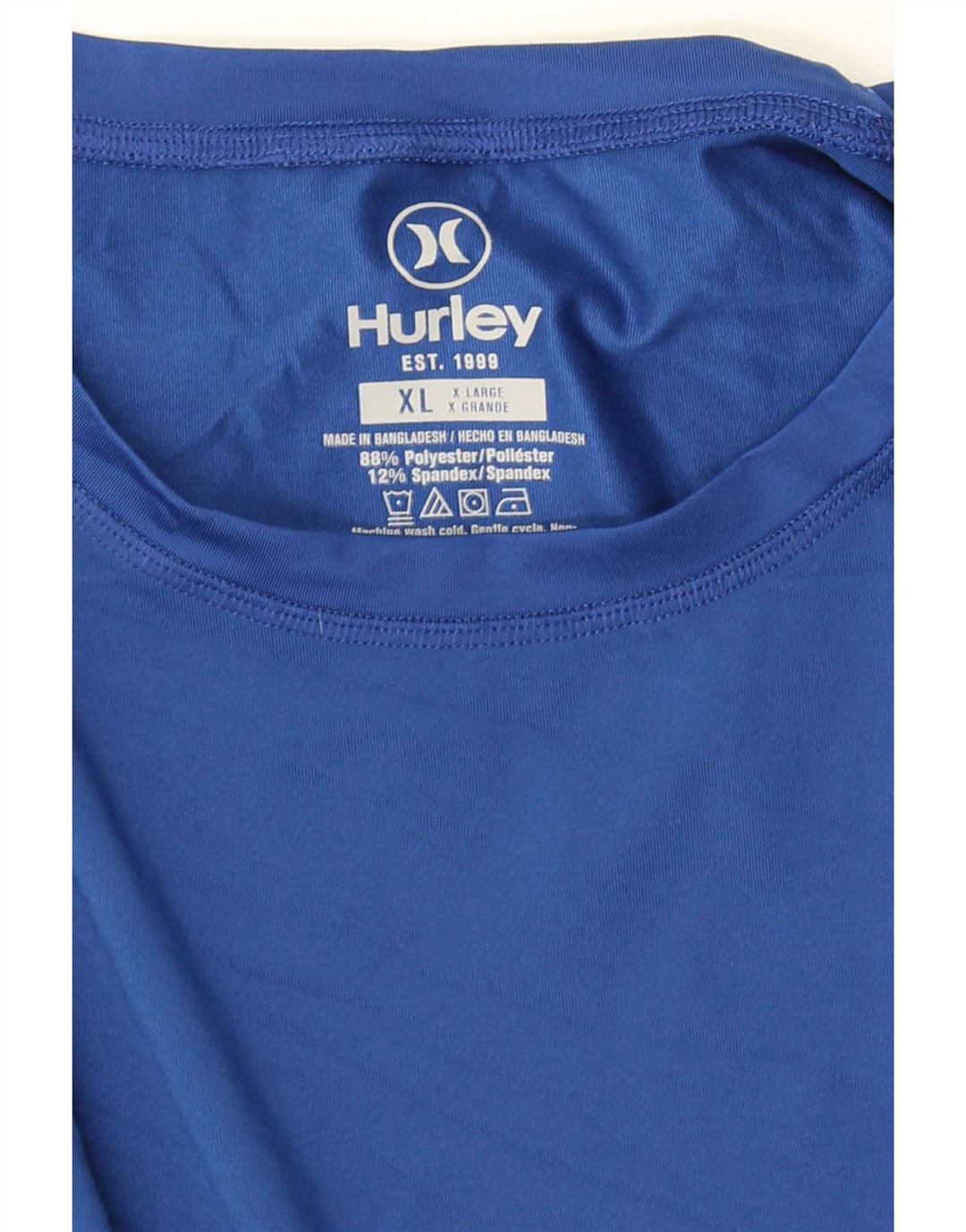 Top grafic pentru bărbați Hurley cu mânecă lungă, XL, poliester, albastru