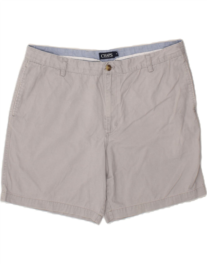 CHAPS Mens Chino Shorts W42 2XL Grey Cotton Vintage Chaps and Second-Hand Chaps from Messina Hembry 