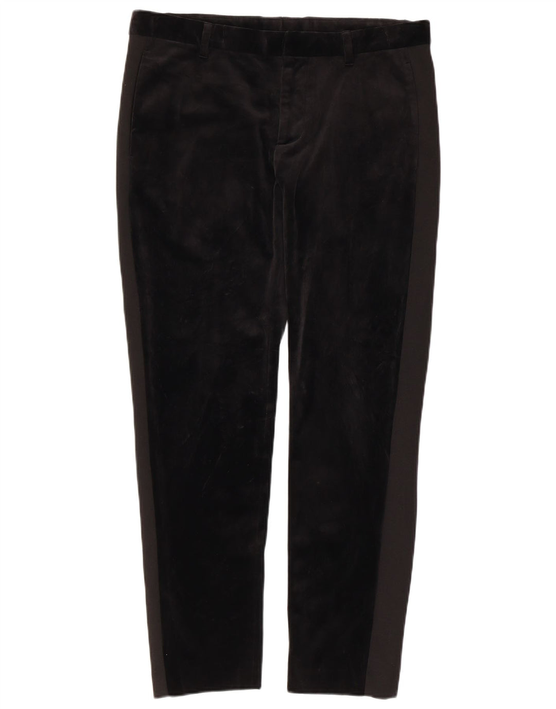 Pantaloni chino subțiri pentru femei Zara EU 40 Mediu L31 L28 Viscoză neagră