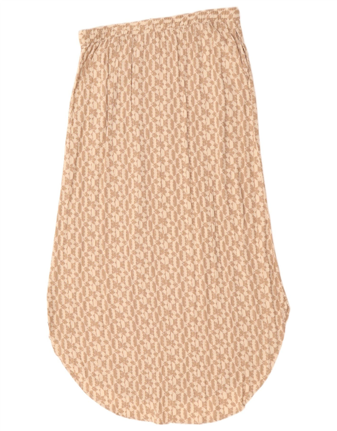 Fusta Maxi pentru femei Eddie Bauer UK 14 Medium W30 Bej Rayon geometric