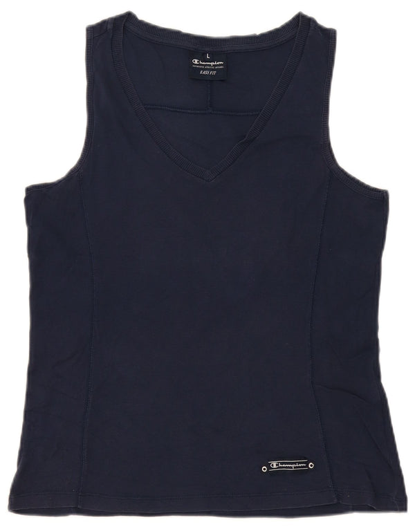 Vest Vest Top Femei Champion UK 14 Large Bleumarin