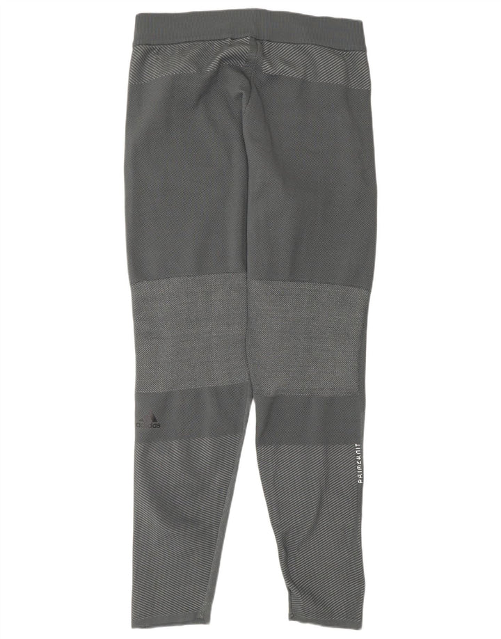 Pantaloni de trening Adidas pentru femei UK 14 Gri mediu Poliester color bloc