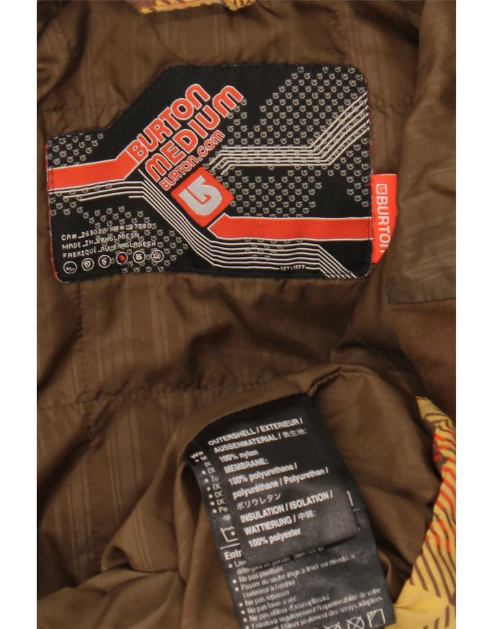 Jachetă de schi Burton pentru bărbați cu glugă UK 38 Medium Red Check Poliester