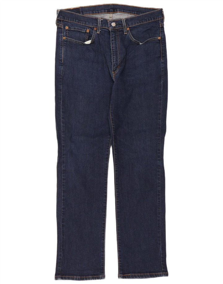 Blugi drepti pentru bărbați Levi's 514 W36 L32 bumbac bleumarin
