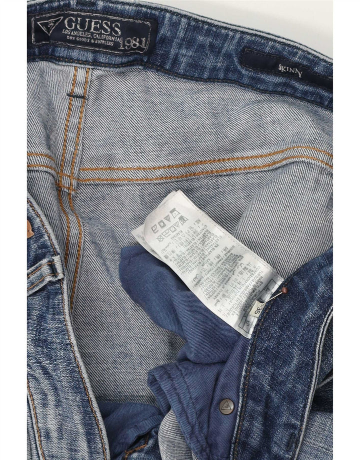 Guess Pantaloni scurți din denim pentru bărbați W36, mare, albastru, bumbac