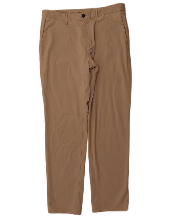 Massimo Dutti Pantaloni chino pentru bărbați slim fit EU 42 Large W32 L30 Bej Bumbac