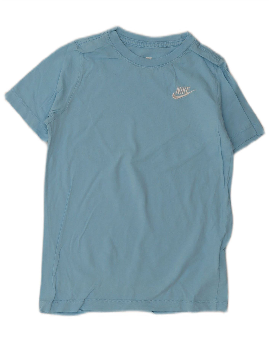 Tricou pentru băieți Nike Top 10-11 ani Bumbac albastru mediu