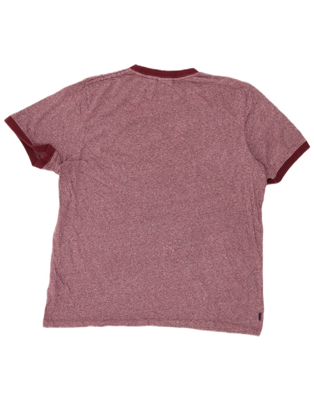 SUPERDRY tricou pentru bărbați Top 2XL burgundy bumbac cu pete