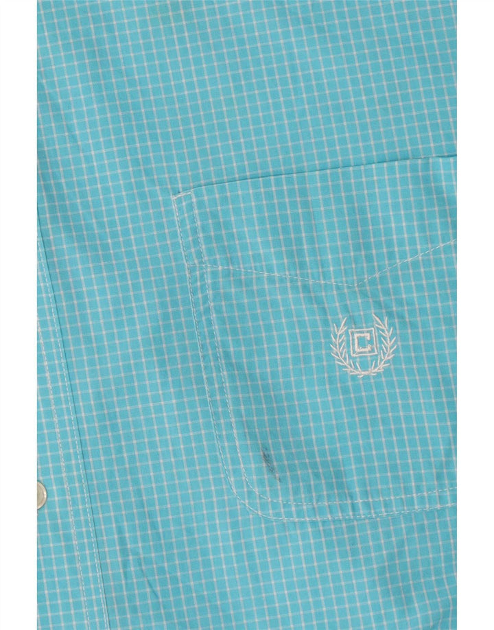 Cămașă pentru bărbați Chaps Easy Care XL Blue Check Bumbac
