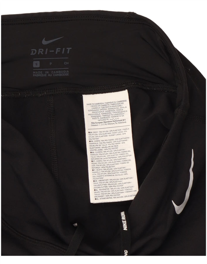 Leggings Dri Fit Nike pentru femei UK 8 Small Nylon negru