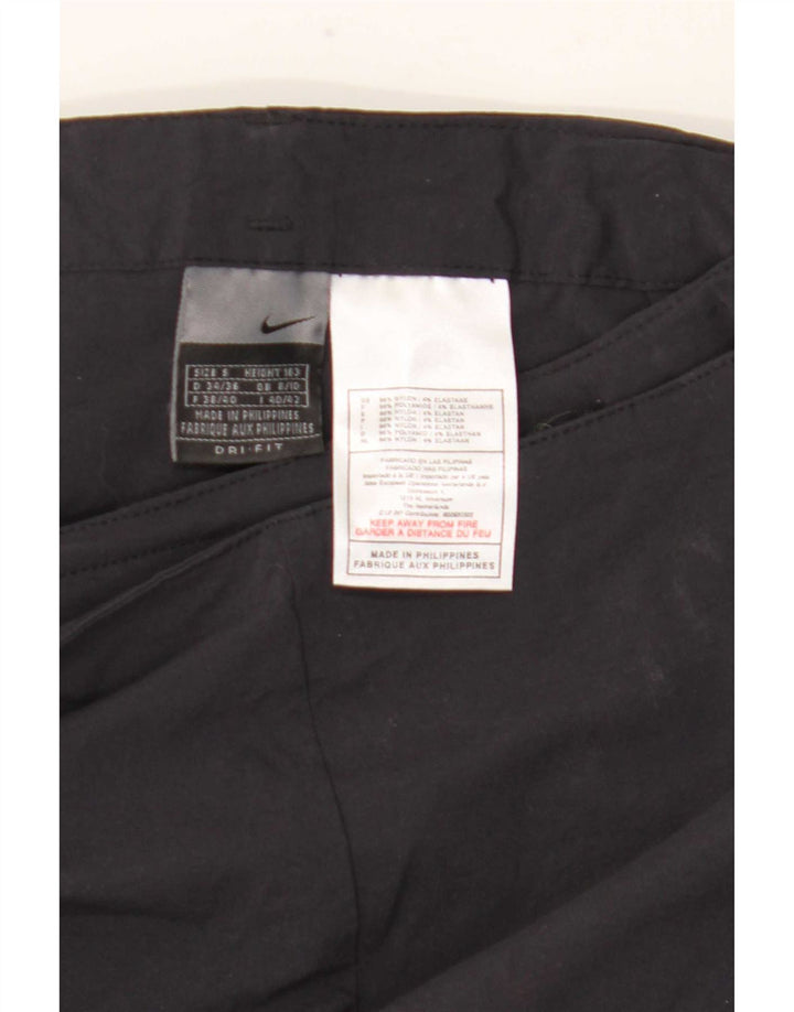 Pantaloni de trening Nike pentru femei UK 8/10 Small Black Nylon