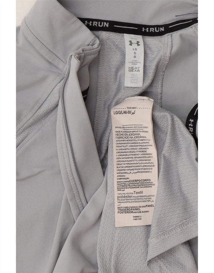 Top de trening Under Armour pentru femei Heat Gear Pullover UK 16 Large Gri