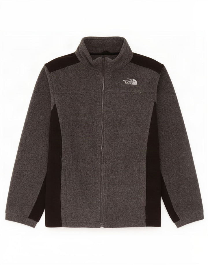 Jachetă fleece pentru băieți The North Face 10-11 ani, gri mediu, color block