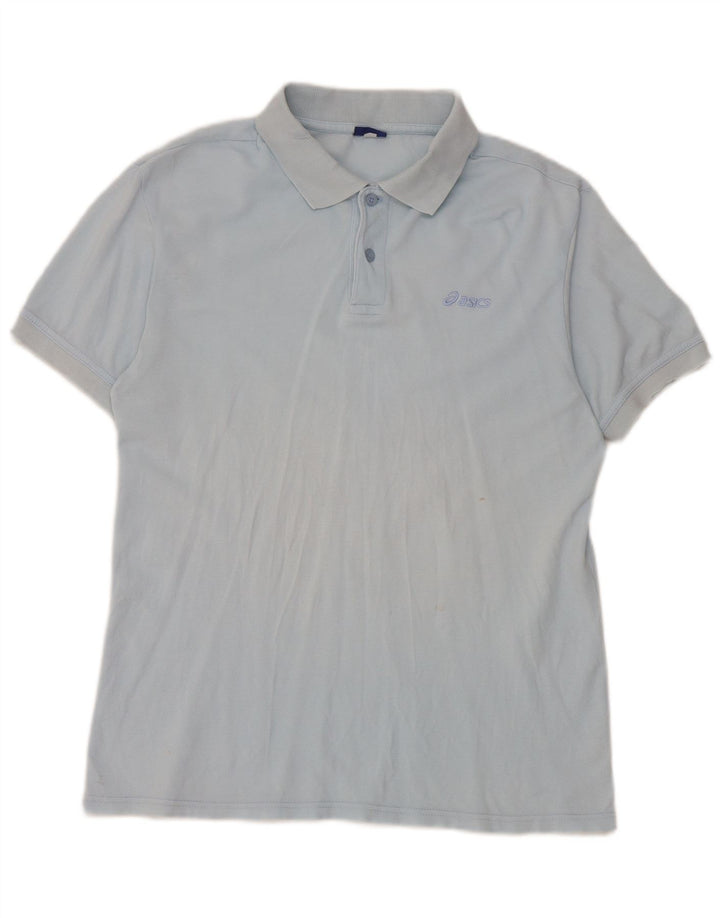 Tricou polo Asics pentru bărbați, albastru mediu