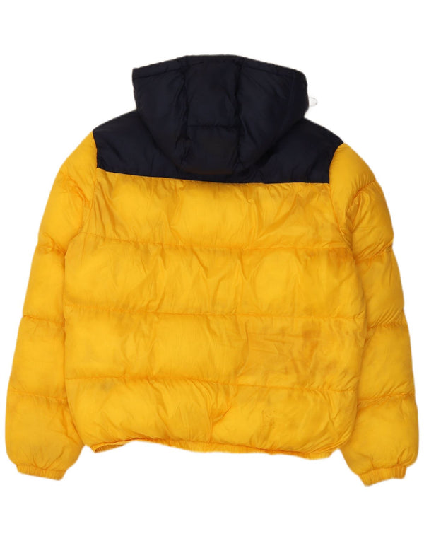 Jachetă căptușită cu glugă pentru bărbați Tommy Hilfiger UK 40, mare, galbenă