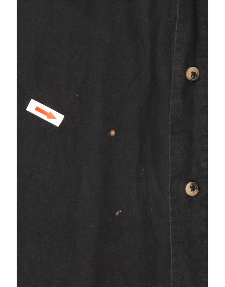 Cămașă cu mânecă scurtă pentru bărbați Wrangler, bumbac negru mare