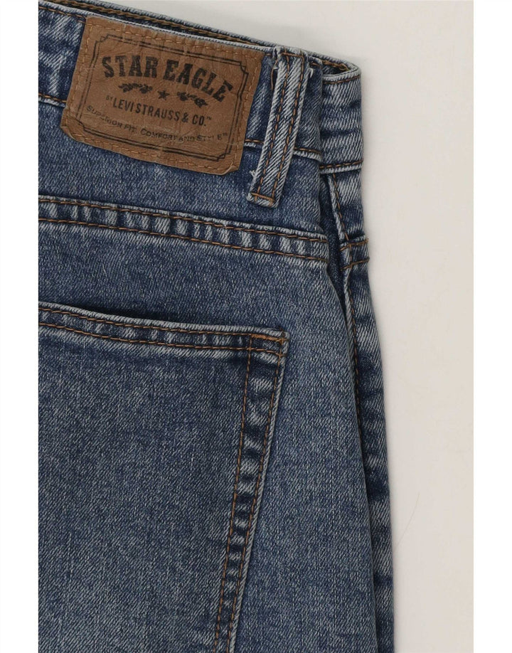 Blugi slim pentru bărbați Levi's Distressed W32 L30 Blue
