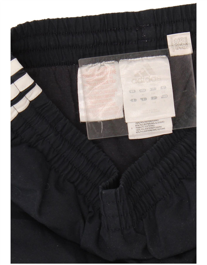 Pantaloni de trening Adidas băieți 11-12 ani poliester bleumarin