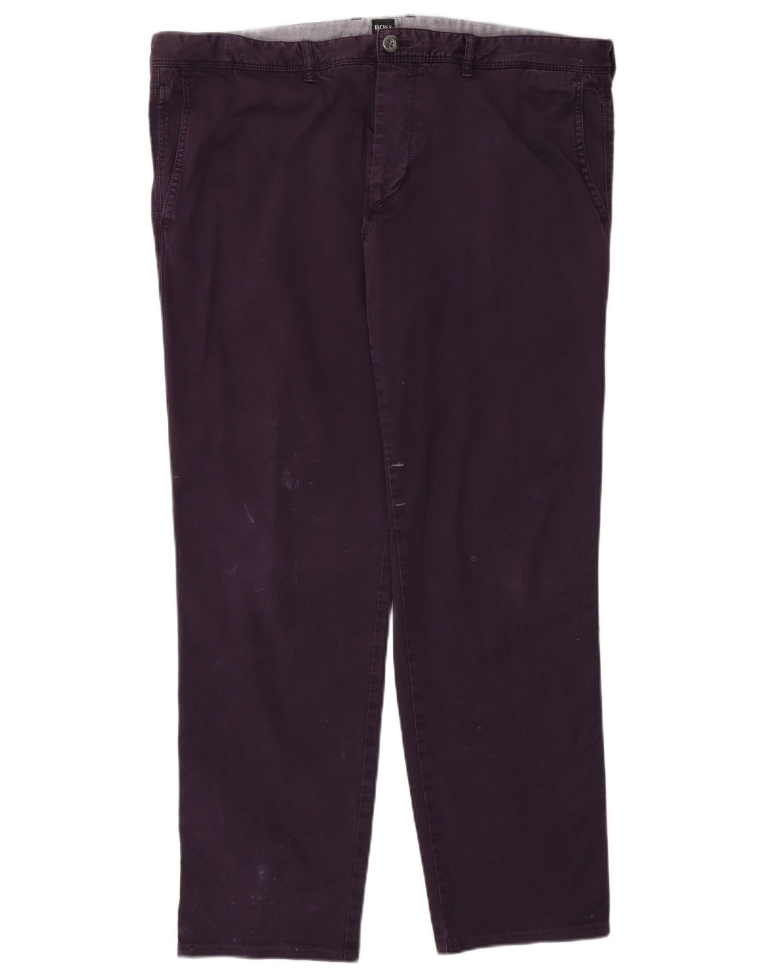 Pantaloni chino drepti pentru bărbați HUGO BOSS L38 L30 violet