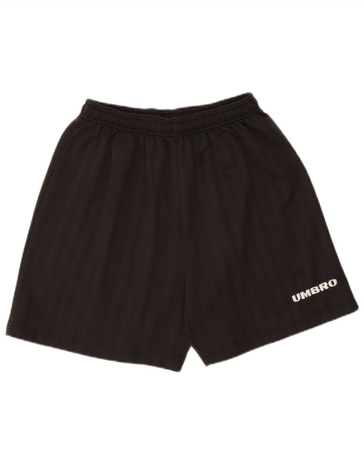 UMBRO Pantaloni scurți sport grafic pentru bărbați, mari, negru, poliester