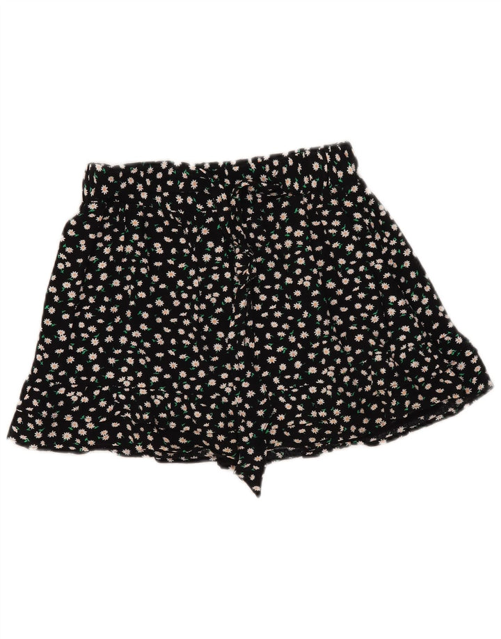Fusta pentru femeie Zara UK 10 Small Black Floral
