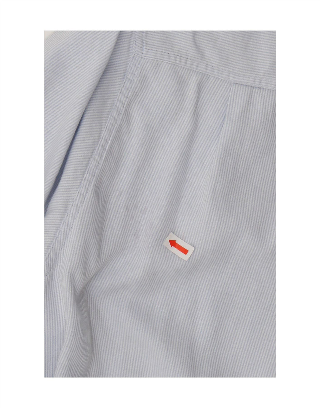 ARMANI JUNIOR Cămașă Băieți 13-14 Ani Bumbac Pinstripe Albastru