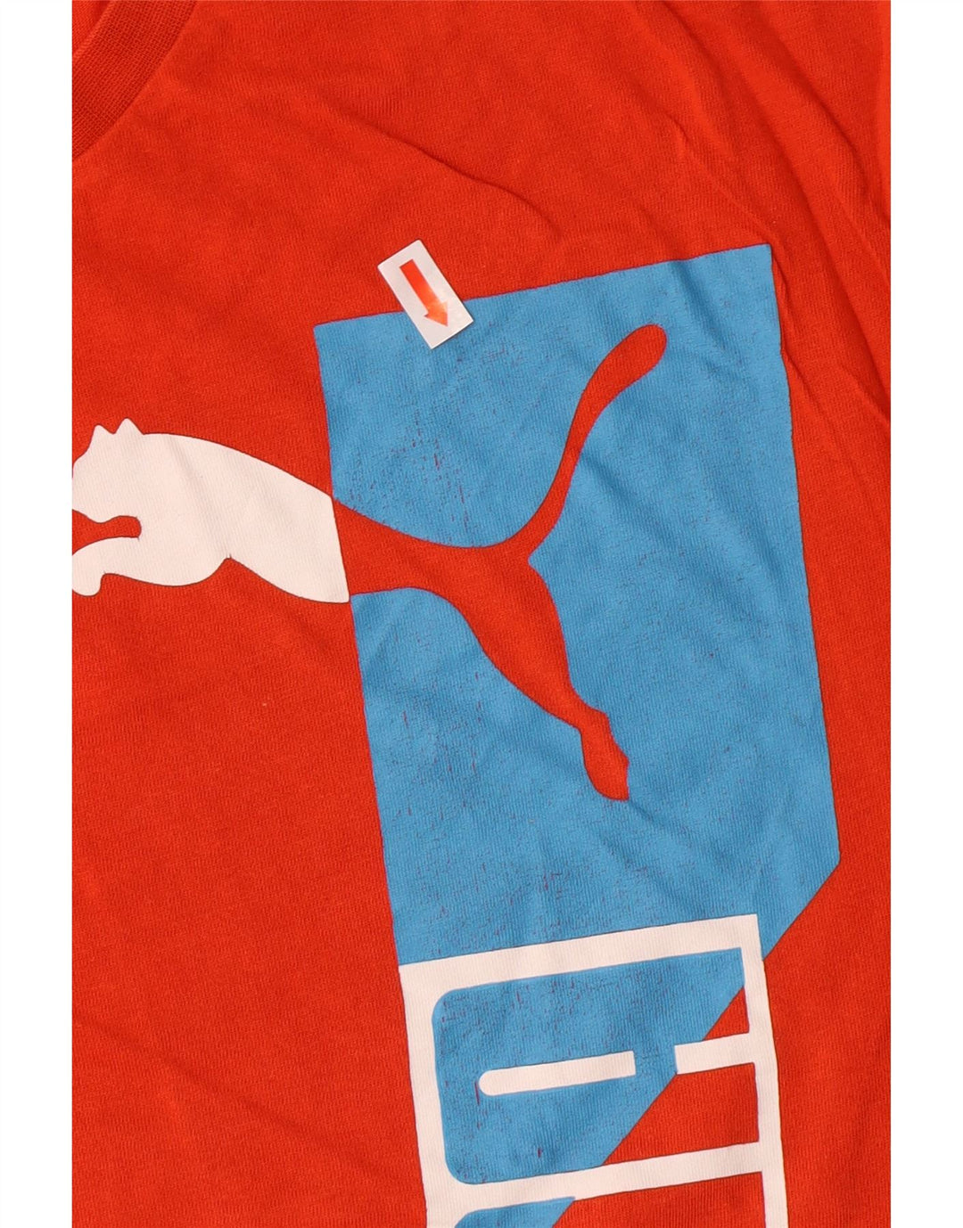 Tricou grafic PUMA pentru bărbați Top XL bumbac portocaliu