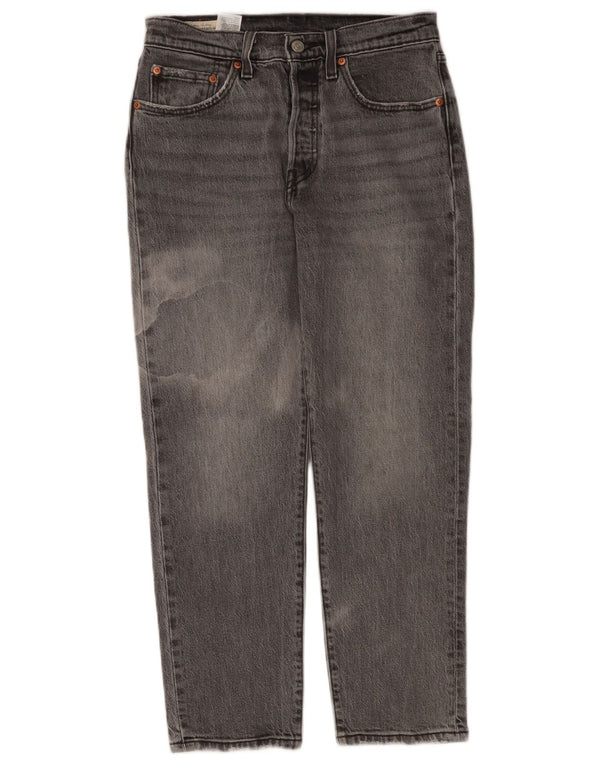 Blugi drepti 501 pentru femei Levi's W27 L26 bumbac gri