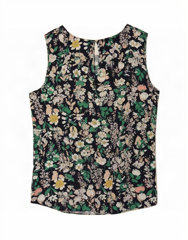 Bluză fără mâneci pentru femei Oasis UK 12 Medium Multicolor Floral