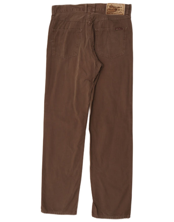 Pantaloni casual drepti pentru bărbați Marlboro Classics W34 L34 maro