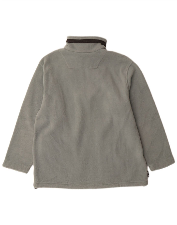 Pulover LOTTO pentru bărbați, cu fermoar și gât, XL, poliester albastru