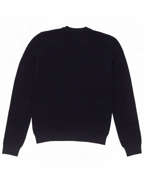 Pulover Farah pentru bărbați, cu croială modernă, cu decolteu, XL, bumbac bleumarin