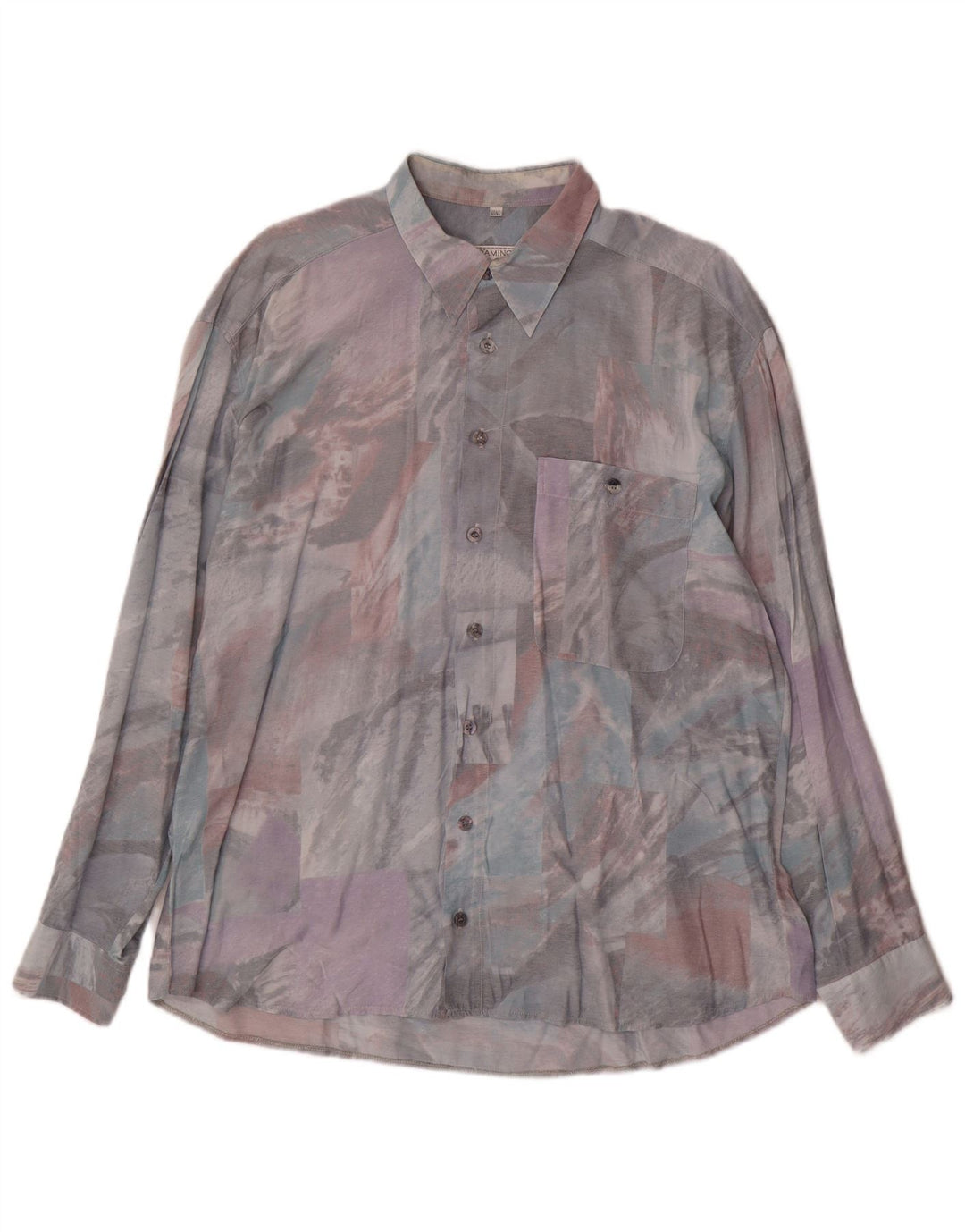 Cămașă pentru bărbați Club D'Amingo cu model abstract Mărimea 43/44 XL multicoloră