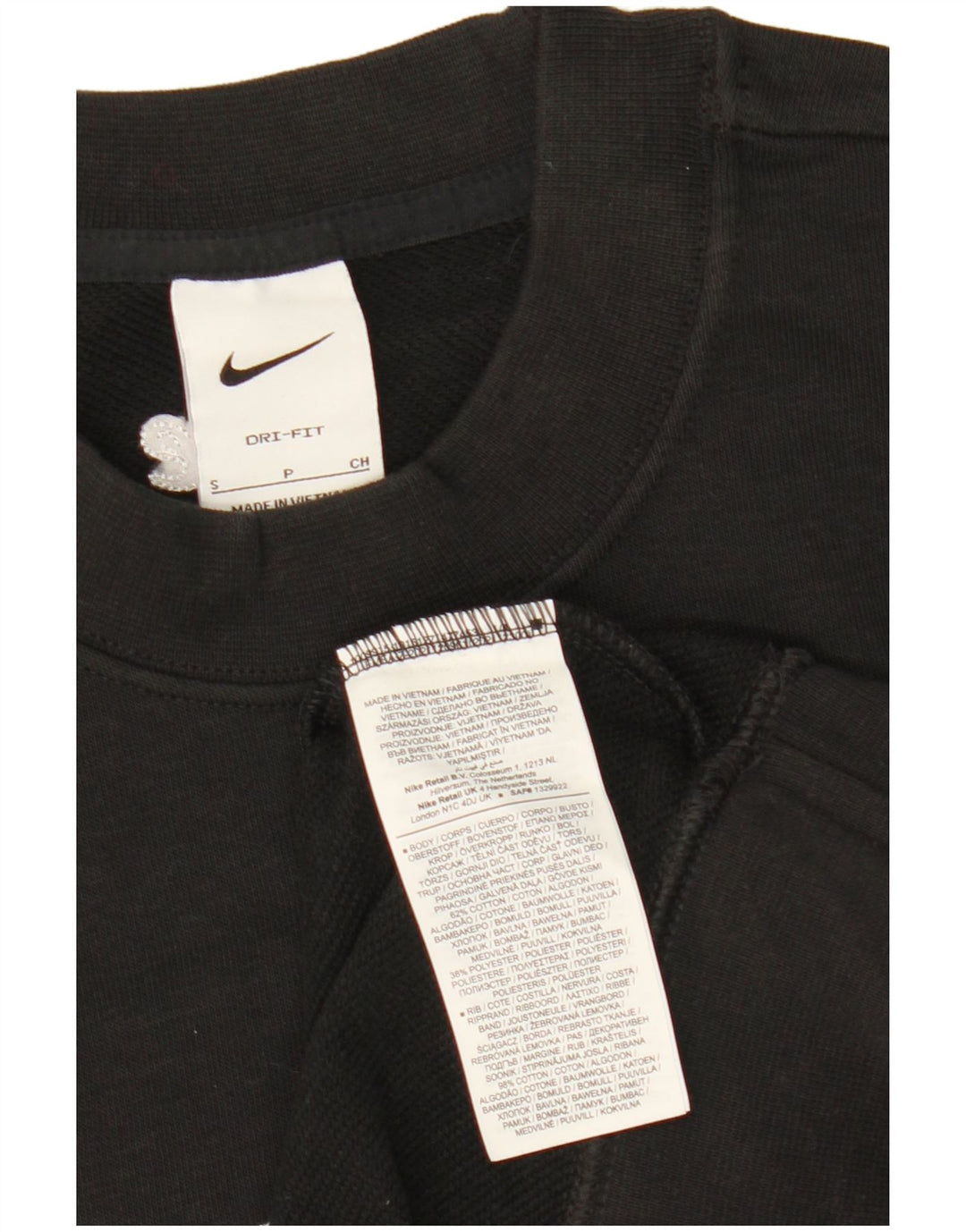 Hanorac pentru bărbați Nike Dri Fit Graphic Pulover mic, negru, bumbac